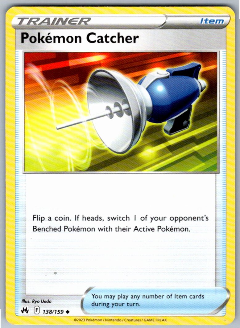 Pokemon Pokemon Catcher Item 138/159 SWSH: Crown Zenith Uncommon NM