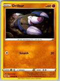Pokemon Drilbur Fighting 147/264 SWSH08: Fusion Strike Common NM
