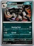 Pokemon Mightyena Darkness 114/167 SV06: Twilight Masquerade Uncommon NM