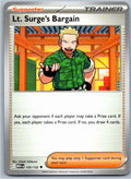 Pokemon Lt. Surge's Bargain Trainer - Supporter 120/132 ME01: Mega Evolution Uncommon NM