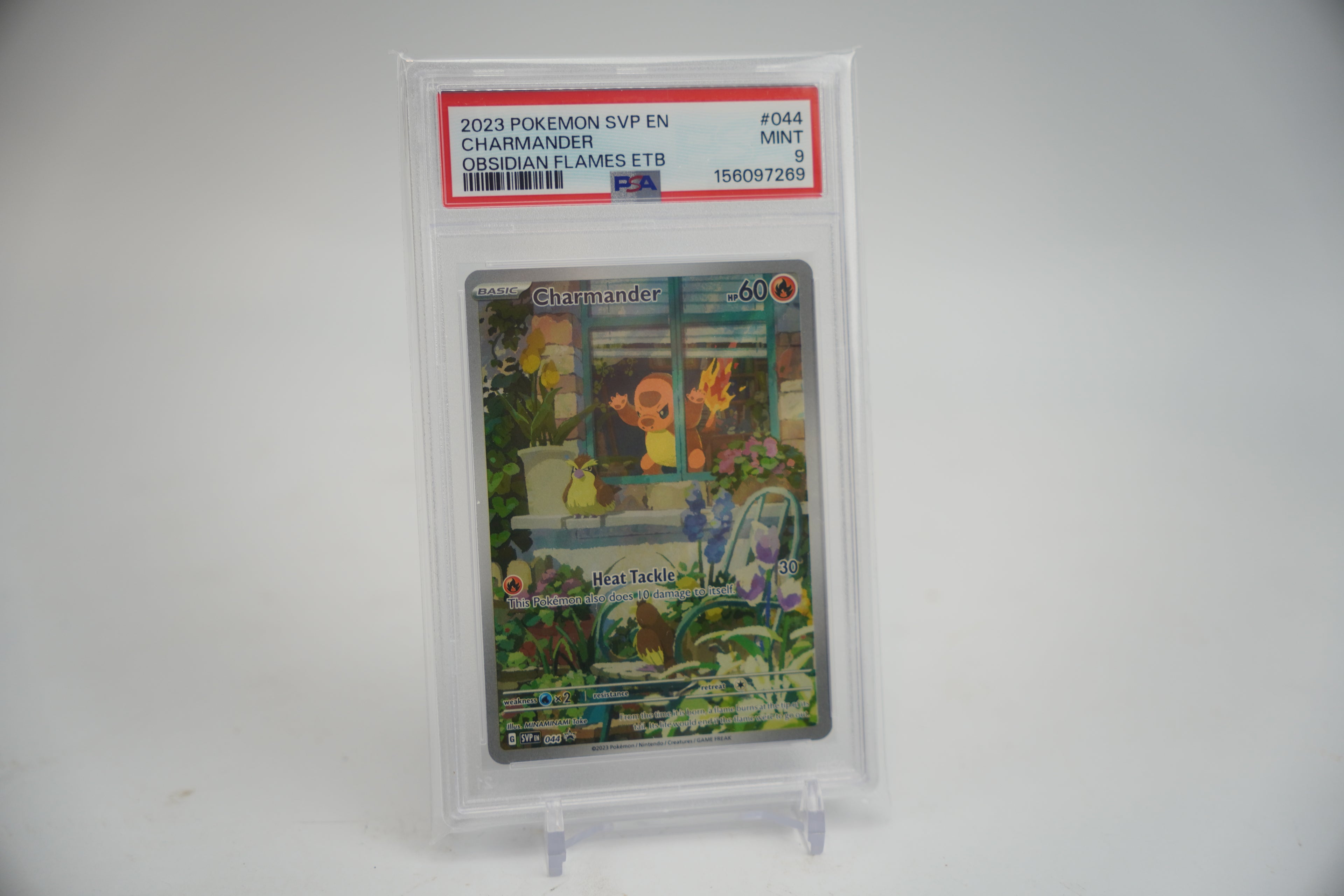 2023 Charmander 044 SVP EN Obsidian Flames PSA 9