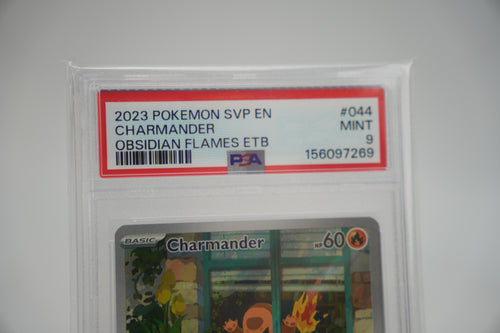 2023 Charmander 044 SVP EN Obsidian Flames PSA 9