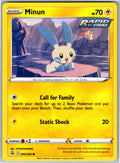 Pokemon Minun Lightning 090/264 SWSH08: Fusion Strike Common NM