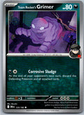 Pokemon Team Rocket's Grimer Darkness 123/182 SV10: Destined Rivals Common NM