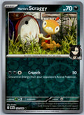 Pokemon Marnie's Scraggy Darkness 132/182 SV10: Destined Rivals Common NM