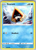Pokemon Snorunt Water 034/159 SWSH: Crown Zenith Common NM
