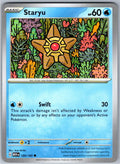 Pokemon Staryu Water 120/165 SV: Scarlet & Violet 151 Common NM