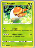 Pokemon Grubbin Grass 015/159 SWSH: Crown Zenith Common NM