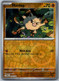 Pokemon Mankey Fighting 090/182 SV10: Destined Rivals Common NM