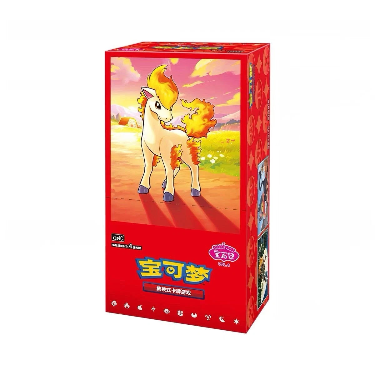 Pokémon Gem Pack Vol 4 Ponyta Booster Box Simplified Chinese